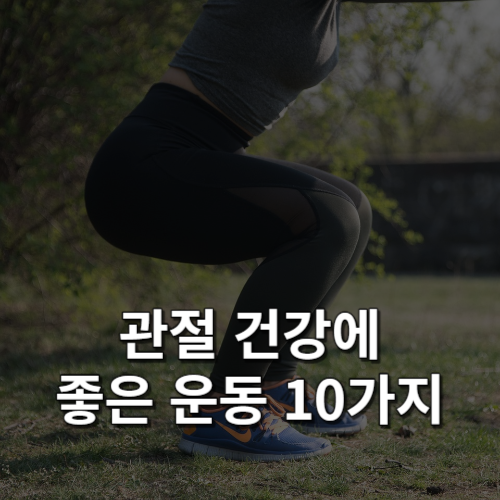 관절 건강에 좋은 꿀팁과 운동 10가지